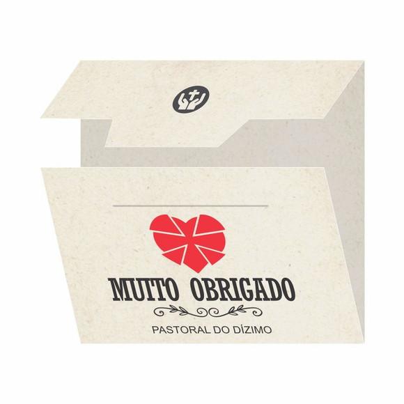Cartão personalizado Dizimista + medalhinha
