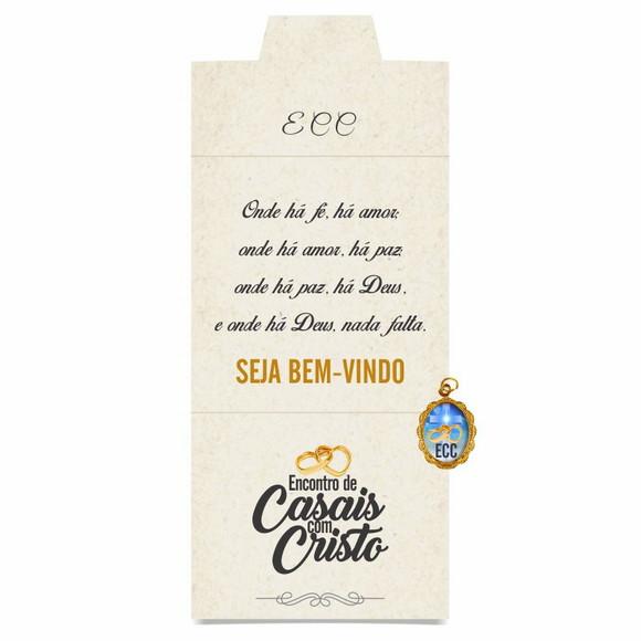 Cartão personalizado ECC + medalhinha