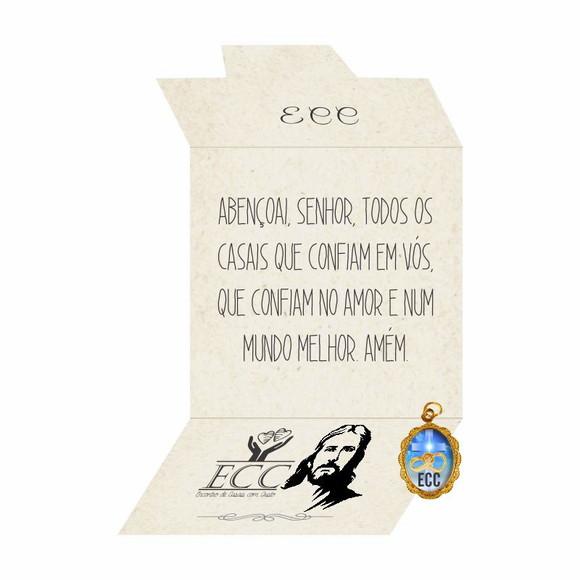 Cartão personalizado ECC + medalhinha