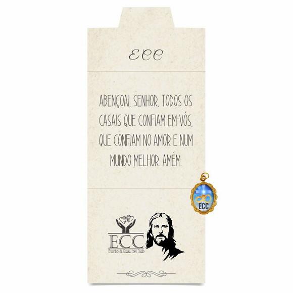 Cartão personalizado ECC + medalhinha