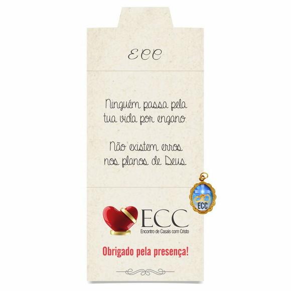Cartão personalizado ECC + medalhinha