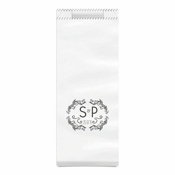 CASAMENTO - SAQUINHO KRAFT SIMPLES PERSONALIZADO