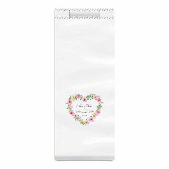 CASAMENTO - SAQUINHO KRAFT SIMPLES PERSONALIZADO