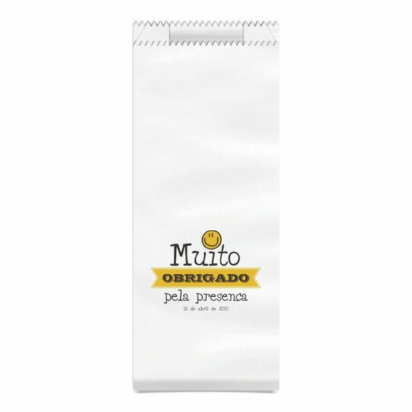 CASAMENTO - SAQUINHO KRAFT SIMPLES PERSONALIZADO