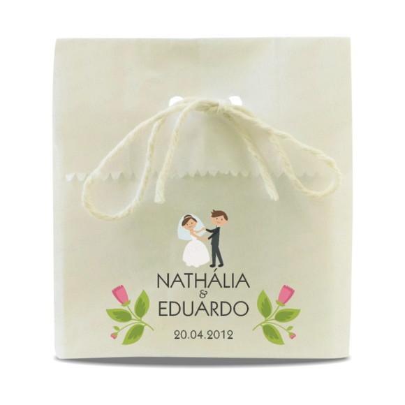 CASAMENTO - SAQUINHO PAPEL PERSONALIZADO - MOD.05