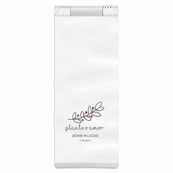 CASAMENTO - SAQUINHO PAPEL PERSONALIZADO.