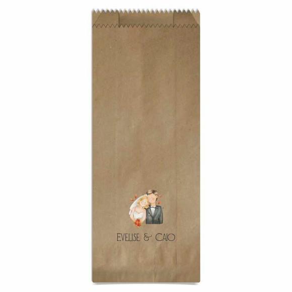 CASAMENTO - SAQUINHO PAPEL PERSONALIZADO.