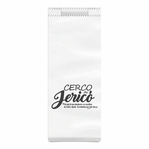 Cerco de Jericó - Saquinho Kraft Simples Personalizado