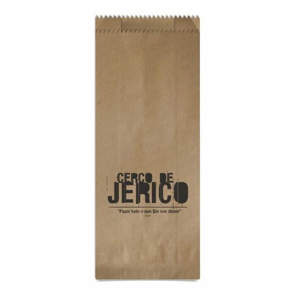 Cerco de Jericó - Saquinho Kraft Simples Personalizado