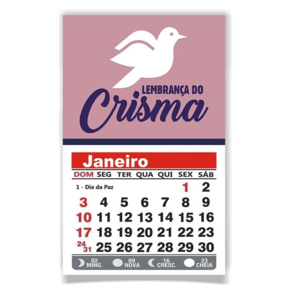 CRISMA - ÍMÃ DE GELADEIRA C/ CALENDÁRIO