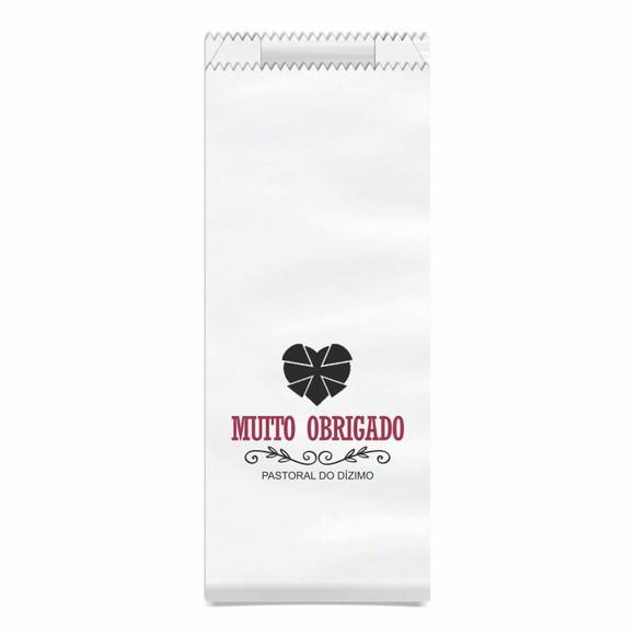 Dizimista - Saquinho Kraft Simples Personalizado