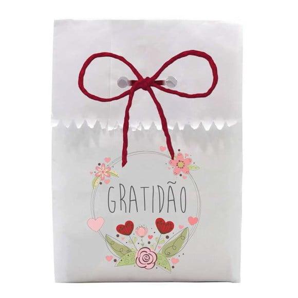 FESTAS - SAQUINHO PAPEL PERSONALIZADO. C/ FURO E CORDÃO