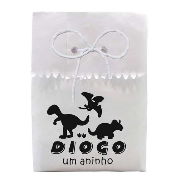 INFANTIL - SAQUINHO PAPEL PERSONALIZADO. C/ FURO E CORDÃO