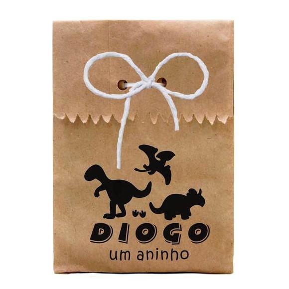 INFANTIL - SAQUINHO PAPEL PERSONALIZADO. C/ FURO E CORDÃO
