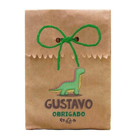 INFANTIL - SAQUINHO PAPEL PERSONALIZADO. C/ FURO E CORDÃO