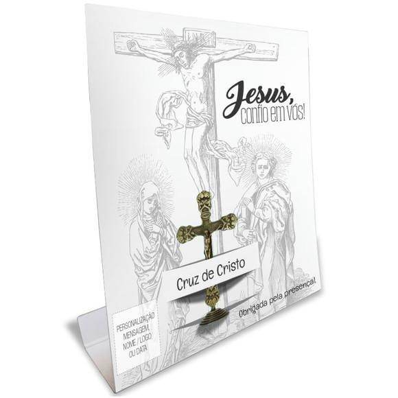 Kit Cartão Altar + Imagem Crucifixo, M2