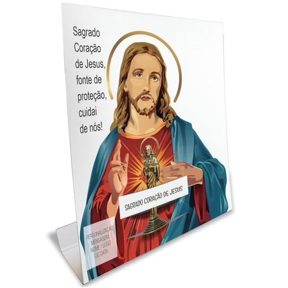 Kit Cartão Altar + Imagem da Sagrado Coração de Jesus, M1