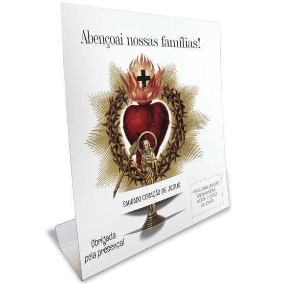 Kit Cartão Altar + Imagem da Sagrado Coração de Jesus, M2