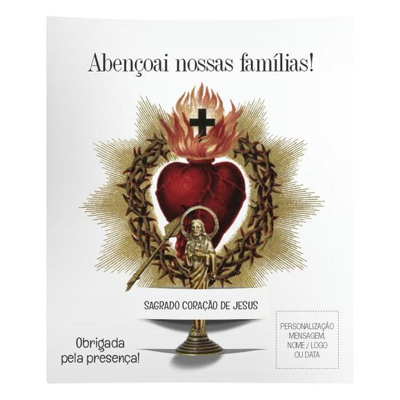 Kit Cartão Altar + Imagem da Sagrado Coração de Jesus, M2