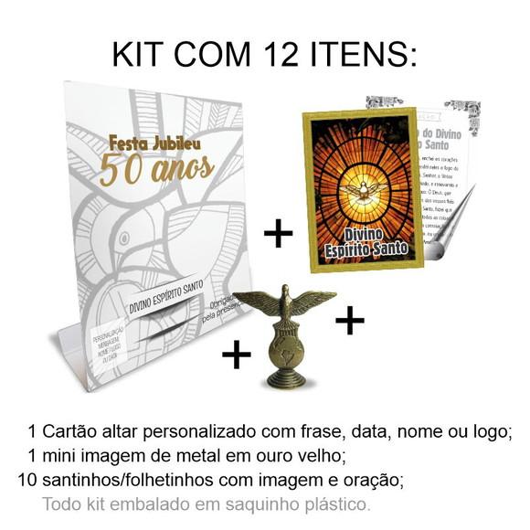 Kit Cartão Altar + Imagem de Divino Espírito Santo, M2