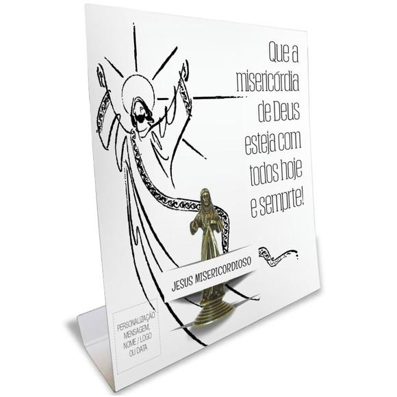 Kit Cartão Altar + Imagem de Jesus Misericordioso, M1