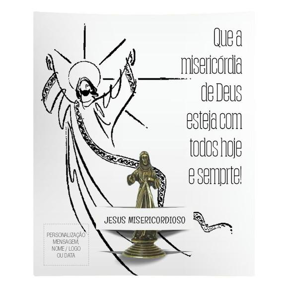 Kit Cartão Altar + Imagem de Jesus Misericordioso, M1