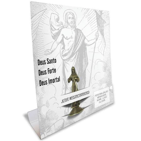 Kit Cartão Altar + Imagem de Jesus Misericordioso, M2