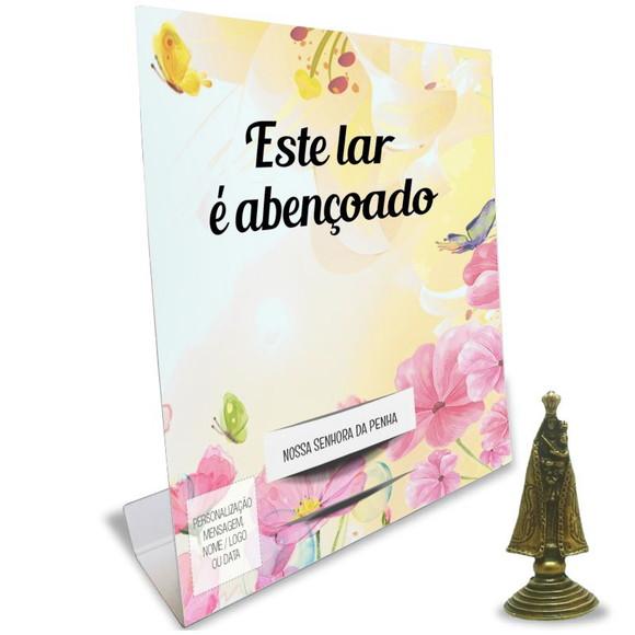 Kit Cartão Altar + Imagem de Nossa Senhora da Penha, M1