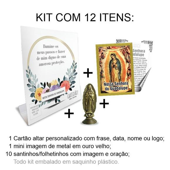 Kit Cartão Altar + Imagem de Nossa Senhora de Guadalupe, M1