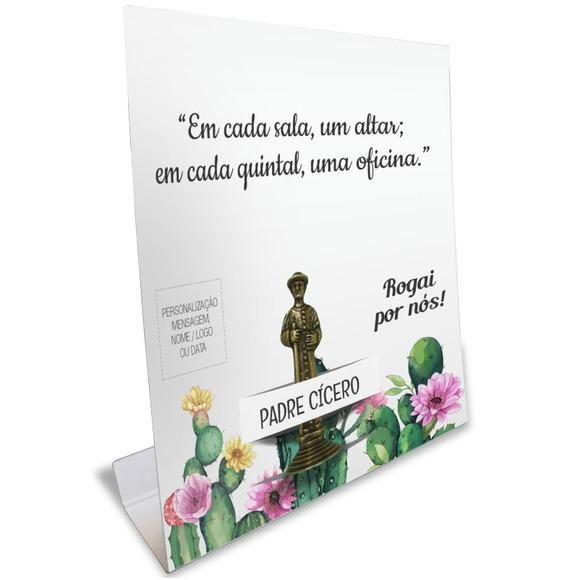 Kit Cartão Altar + Imagem de Padre Cícero, M1