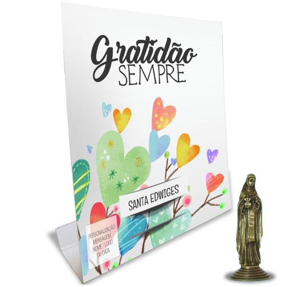 Kit Cartão Altar + Imagem de Santa Edwiges, M2