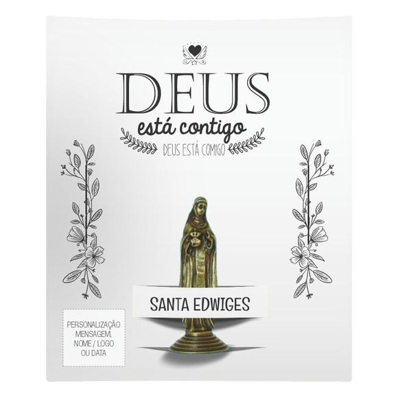 Kit Cartão Altar + Imagem de Santa Edwiges, M1