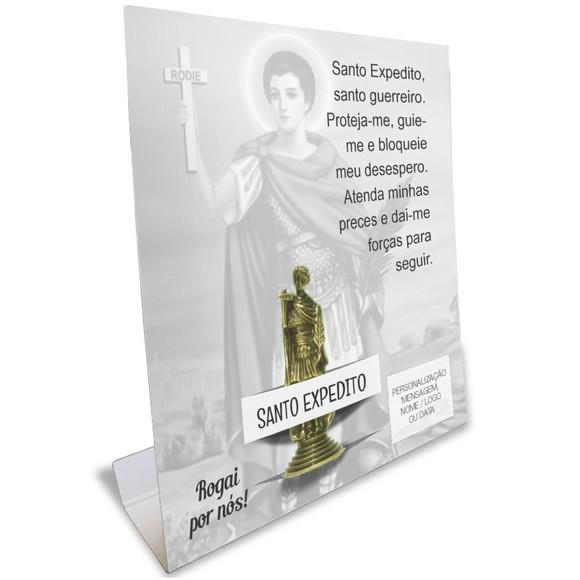 Kit Cartão Altar + Imagem de Santo Expedito, M1