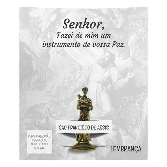 Kit Cartão Altar + Imagem de São Francisco de Assis , M1