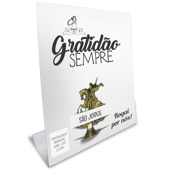Kit Cartão Altar + Imagem de São Jorge, M2