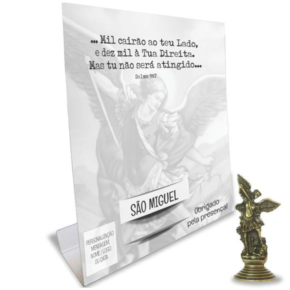 Kit Cartão Altar + Imagem de São Miguel Arcanjo, M2