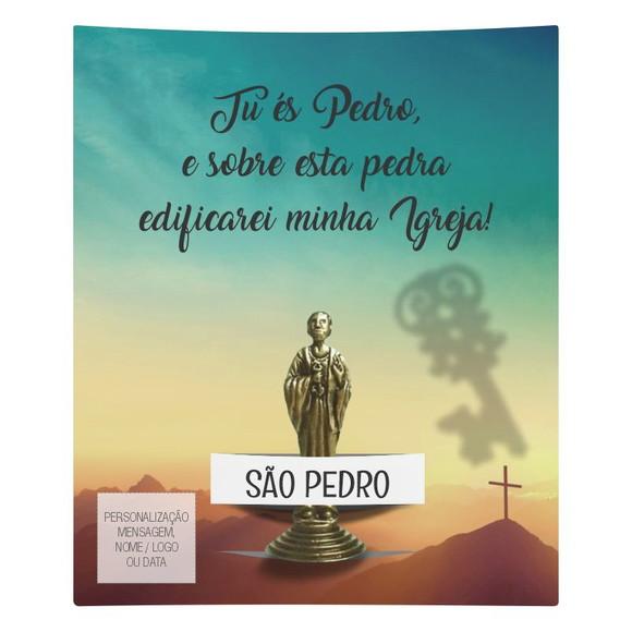 Kit Cartão Altar + Imagem de São Pedro, M1