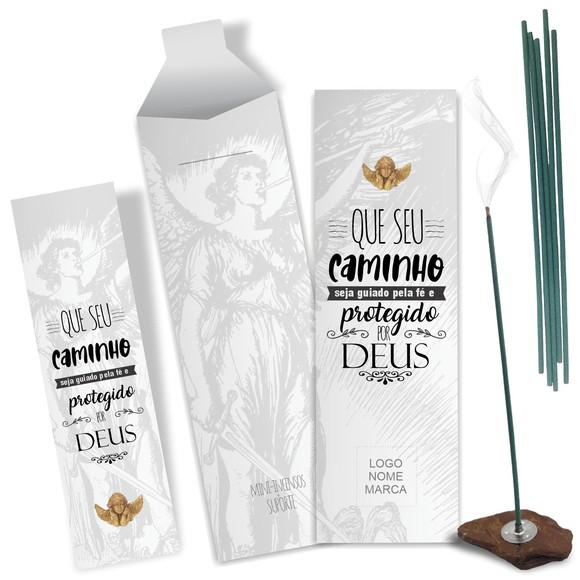 Kit Incenso Personalizado Caminho. Pacote c/ 24un