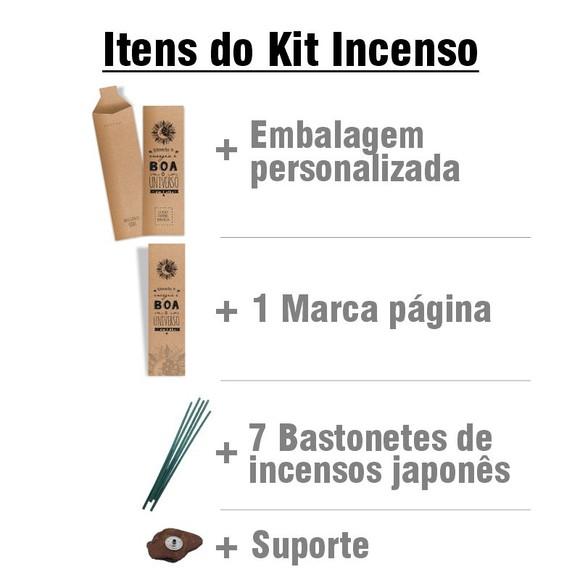 Kit Incenso Personalizado Energia. Pacote c/ 24un