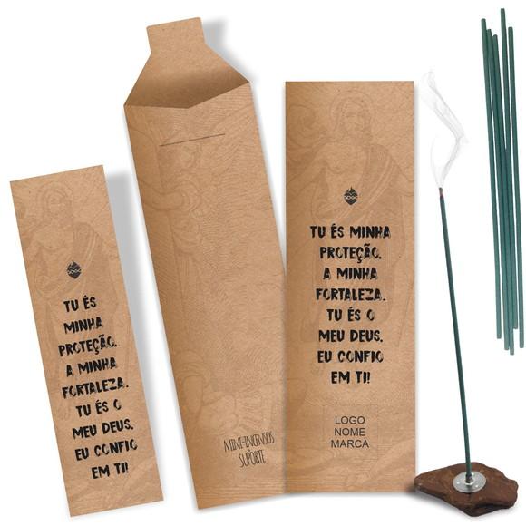 Kit Incenso Personalizado Fortaleza. Pacote c/ 24un