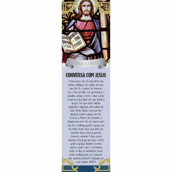 Marca página Conversa com Jesus