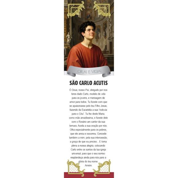 Marca Página Medalha de São Carlo Acutis