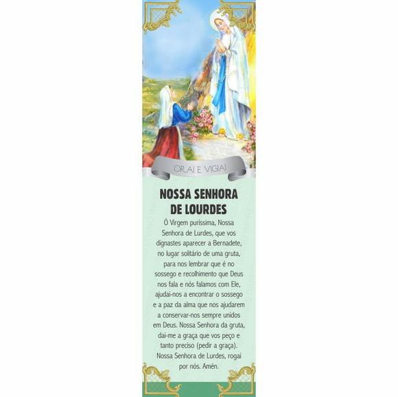 Marca página Nossa Senhora de Lourdes