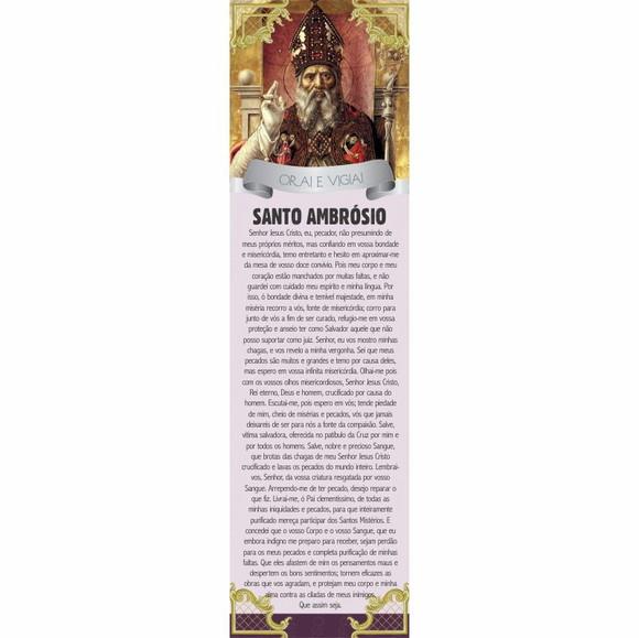 Marca página Santo Ambrósio