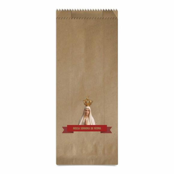 N.sra. de Fátima - Saquinho Kraft Simples Personalizado