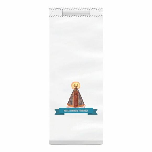 N.sra. Aparecida - Saquinho Kraft Simples Personalizado