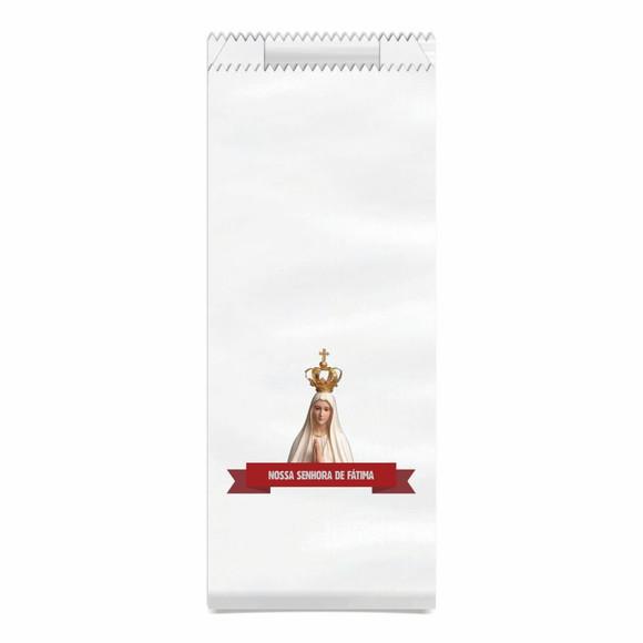 N.sra. de Fátima - Saquinho Kraft Simples Personalizado