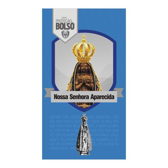 NOSSA SENHORA APARECIDA | CARTÃO DE BOLSO + MINI IMAGEM