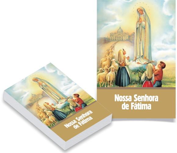 NOSSA SENHORA DE FÁTIMA - BLOCO DE ANOTAÇÕES