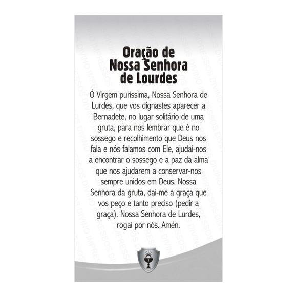 NOSSA SENHORA DE LOURDES | CARTÃO DE BOLSO + MINI IMAGEM